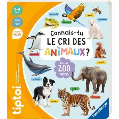 Ravensburger-tiptoi-Interactief boek Ken jij de geluiden van dieren?-Elektronisch educatief spel, schermvrij-Leeftijd 3+-13099074