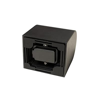 QAZQA Moderne buiten wandlamp zwart kunststof ovaal - Baleno