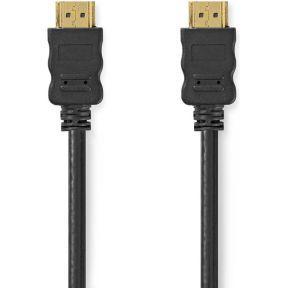 Nedis High Speed ??HDMI™-Kabel met Ethernet | HDMI™ Connector | HDMI™ Connector | 4K@60Hz | ARC | 18 Gbps | 10.0 m | Rond | PVC | Zwart | Label -