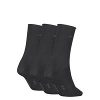 Calvin Klein Sokken Dames Roll Top 3-pack Zwart-39/42 - thumbnail