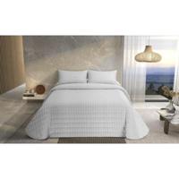 Sprei Pierre Cardin ONDAS Wit Bed van 135 (3 Onderdelen) - thumbnail