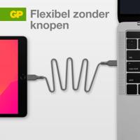 GP CC1P Opladen & Sync Kabel 1 m USB-C/USB-C zwart - thumbnail