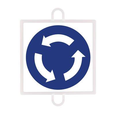 OBLIGATION TRAFFIC SIGNAL PANEL Nº 4 (INTERSECTION)