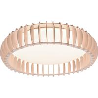 LED Plafondlamp - Plafondverlichting - Trion Manto XL - 38W - Aanpasbare Kleur - Afstandsbediening - Dimbaar - Rond - Houtkleur - Kunststof - thumbnail