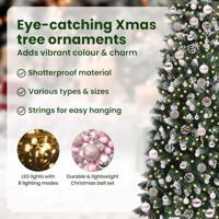 VidaXL Kunstkerstboom met 300 led groen 240 cm pvc en plastic en staal - thumbnail