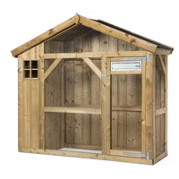 Voldux voliere S2 links 215 x 70 x 185 cm Voldux Bruin - thumbnail