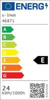 AS Schwabe Opbouwlamp Energielabel: E (A - G) Neutraalwit Wit - thumbnail