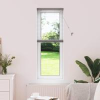 Raam Blind met gordijnen Anders Zilver 80 x 130 cm Aluminium - thumbnail