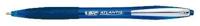 Balpen bic atlantis soft clic m blauw | 12 stuks - thumbnail