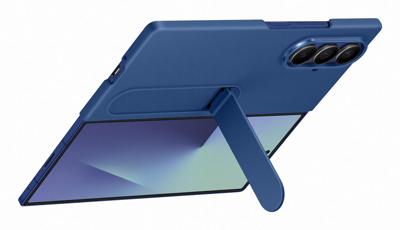 Samsung Silicone Case voor Samsung Galaxy Z Fold7 5G Telefoonhoesje Blauw