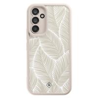 Samsung Galaxy A34 beige case - Palmy leaves beige - thumbnail