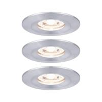 Paulmann 94305 EBL Nova mini Coin LED-inbouwlamp Set van 3 stuks LED 4 W Aluminium - thumbnail