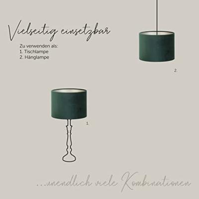 Lampenkap Velours 30-30-21 groen