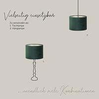 Lampenkap Velours 30-30-21 groen - thumbnail