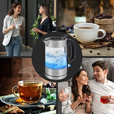 ProfiCook PC-WKS 1229 G waterkoker 1 l 1600 W Roestvrijstaal, Transparant