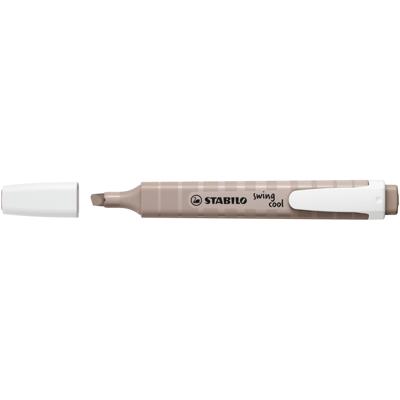 Markeerstift stabilo swing cool nature warmgrijs | 10 stuks