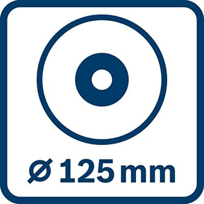 Bosch Blauw GWS 17-125 SB | Haakse slijpmachine | 1700 W | 125 mm - 06017D0700 - thumbnail