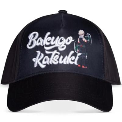 My Hero Academia Curved Bill Cap Katsuki Bakugo 3D Logo