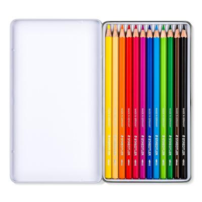 Staedtler aquarel potlood, metalen doos met 12 kleuren