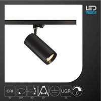 SLV NUMINOS XL 1005731 LED-railspot 3-fasig LED vast ingebouwd 36 W Zwart - thumbnail