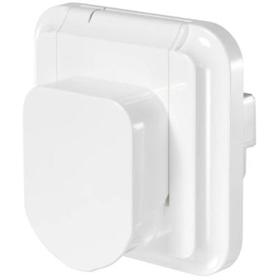 Sygonix SY-5775152 1-voudig Aardlekcontact (onderbouw) Aanraakbeveiliging IP44 Wit