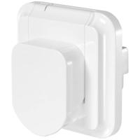 Sygonix SY-5775152 1-voudig Aardlekcontact (onderbouw) Aanraakbeveiliging IP44 Wit - thumbnail