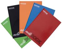 OFFICE products schrift met harde kaft, A4, 96 blad, met kantlijn, gelijnd - thumbnail