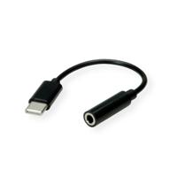 VALUE USB type C - 3,5mm Audio Adapter, Male/Female, 0,13 m - thumbnail