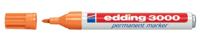 Edding 3000 permanent marker 1,5-3mm rond oranje - thumbnail