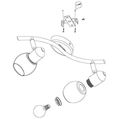 Eglo OpbouwspotPollica 2-lichts - 98625