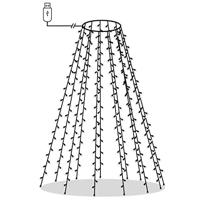 VidaXL Kerstboomverlichting met 180 led&apos;s meerkleurig net 180 cm - thumbnail