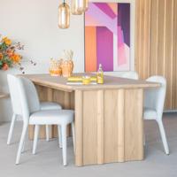 Eleonora Eettafel 'Jake' Eiken, 180 x 100cm, kleur Naturel - thumbnail