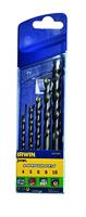 Irwin steen- en betonborenset 4/5/6/8/10mm - thumbnail