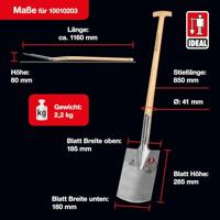 Ideal Office 10010203 Spade T-greep - thumbnail