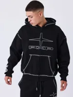 Project X Paris UK Drip Full Zip Hoodie Zwart - Maat XXL - Kleur: Zwart | Soccerfanshop - thumbnail