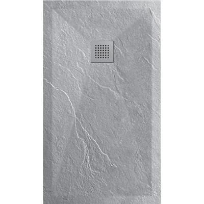 Douchetub Sanimar Sanistone 120 x 90 cm Cement Grijs Sanimar Douchetub Sanimar Sanistone 120 x 90 cm Cement Grijs Sanimar