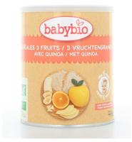 Babybio 3 Vruchtengranen Quinoa 6m 220g - thumbnail