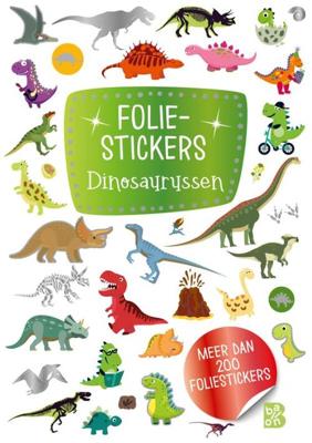 Standaard Uitgeverij Glitter foliestickers - dinosaurussen