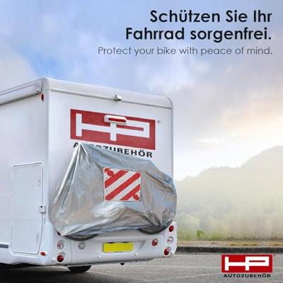 HP Autozubehör 18158 Fahrradhülle mit Warntafeltasche Fietshoes (l x b x h) 100 x 198 x 139 cm Geschikt voor (automerken): Universal HP Autozubehör 18158 Fahrradhülle mit Warntafeltasche Fietshoes (l x b x h) 100 x 198 x 139 cm Geschikt voor (automerken): Universal