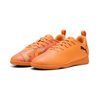 PUMA Future 8 Play Zaalvoetbalschoenen (IN) Kids Oranje Roze Zwart - thumbnail