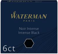 Waterman inktpatronen zwart 6X - thumbnail