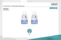 Digitus DK-1531-020 RJ45 Netwerkkabel, patchkabel CAT 5e SF/UTP 2.00 m Grijs Verdraaide paren 1 stuk(s) - thumbnail