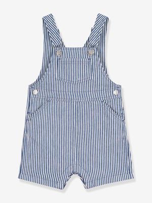 Korte babysalopet van keperstof marineblauw