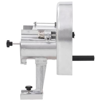 VidaXL Groentesnijder handmatig 22x44,5 cm aluminium zilverkleurig