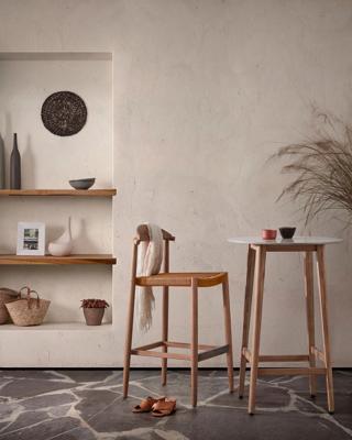 Kave Home Nina barkruk H75 Beige Kave Home Nina barkruk H75 Beige