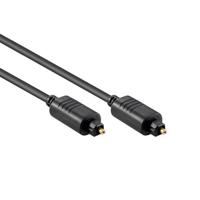 Toslink M/Toslink M - 5mm - fiber optische kabel - fiber optic cable - audio kabel - 1 meter - thumbnail