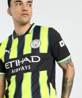 Manchester City Uit Shirt Senior 2024/2025 - Maat L - Kleur: ZwartGeel | Soccerfanshop - thumbnail