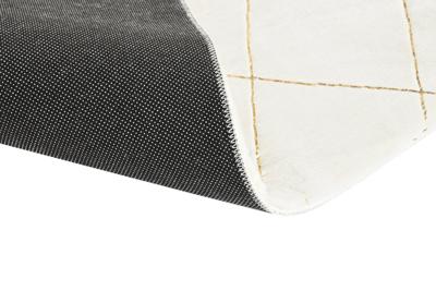 Tapijt DKD Home Decor Wit Ruiten Modern (60 x 240 x 2,2 cm)