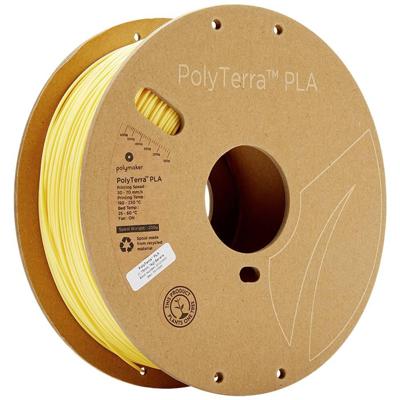 Polymaker 70865 PolyTerra PLA Filament PLA kunststof Gering kunststofgehalte 1.75 mm 1000 g Pastelgeel (mat) 1 stuk(s) Polymaker 70865 PolyTerra PLA Filament PLA kunststof Gering kunststofgehalte 1.75 mm 1000 g Pastelgeel (mat) 1 stuk(s)
