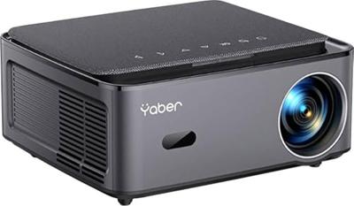 Yaber Pro U6 Beamer LED 800 ANSI-lumen 1920 x 1080 Full HD 4K ondersteuning, Autofocus, Automatische keystone-correctie, Smart System, geïntegreerde Apps